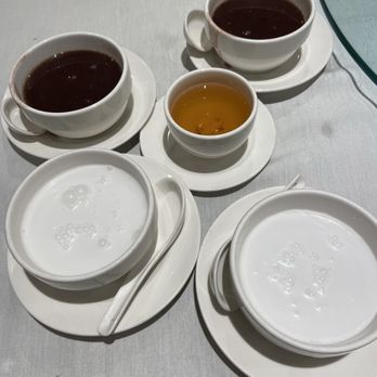 Kirin Seafood Restaurant - Complimentary dessert soup (red bean + coconut sago) - mix for tasty combo!! - Seafood Near Me - Richmond, British Columbia Kirin Seafood Restaurant - Complimentary dessert soup (red bean + coconut sago) - mix for tasty combo!! - Seafood Near Me - Richmond, British Columbia