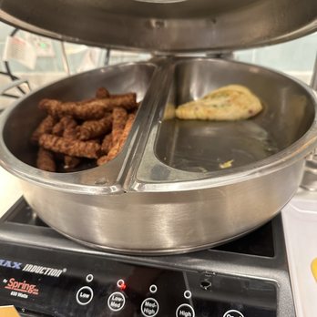Tru by Hilton Manteca - Breakfast: omelette and sausages. - Hotels Near Me - Manteca, California Tru by Hilton Manteca - Breakfast: omelette and sausages. - Hotels Near Me - Manteca, California