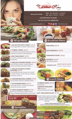 Menu photo 5 KZ Wellness Cafe Hialeah, FL Menu photo 5 KZ Wellness Cafe Hialeah, FL