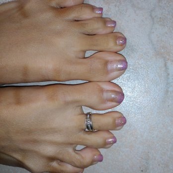 Nail Tek - Gel pedicure w/fading - Nail Salons Near Me - Mililani, Hawaii