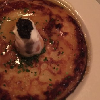 Neptune Oyster - Johnny Cake ($18). Definitely get this if you like sweet and savory combos. - Seafood Near Me - Boston, Massachusetts Neptune Oyster - Johnny Cake ($18). Definitely get this if you like sweet and savory combos. - Seafood Near Me - Boston, Massachusetts