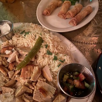 Medi Kitchen & Cocktail - Chicken shawerma and potato borak (6 pieces total) - Mediterranean Near Me - Chicago, Illinois