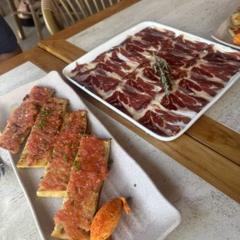 Teleferic Barcelona - Pan Con Tomate and Jamon Iberico De Bellota Both amazing! - Spanish Near Me - San Diego, California Teleferic Barcelona - Pan Con Tomate and Jamon Iberico De Bellota Both amazing! - Spanish Near Me - San Diego, California