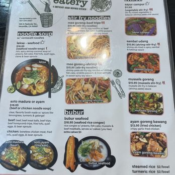 Barzar Eatery - Menu - Indonesian Near Me - Vacaville, California Barzar Eatery - Menu - Indonesian Near Me - Vacaville, California