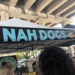 Nah Dogs Vegan Hot Dog Cart - Tent