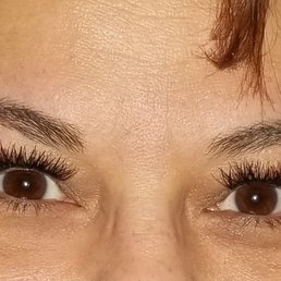 Lashes and eyebrow wax