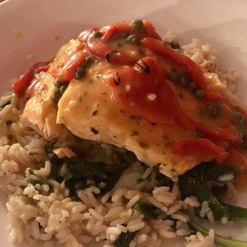 Amici Tavern - This salmon dish was sublime! - New American Near Me - North Haven, Connecticut