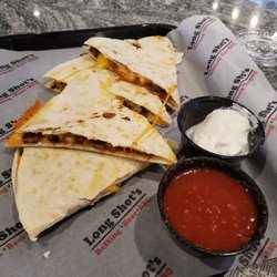 Long Shot's - Brisket quesadillas