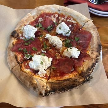 Fire at Pybus Public Market - Burrata - Pizza Near Me - Wenatchee, Washington