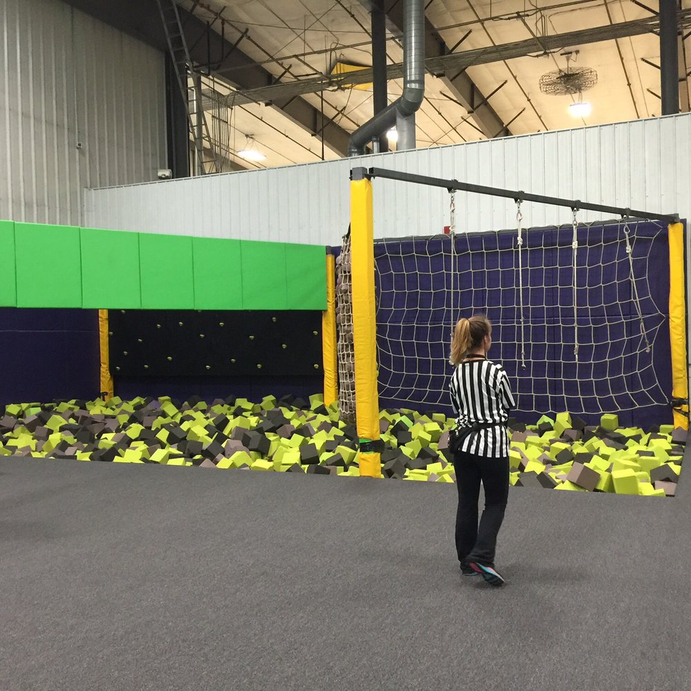 Get Air Anchorage - Another pit with ropes to climb. - Trampoline Parks Near Me - Anchorage, Alaska Get Air Anchorage - Another pit with ropes to climb. - Trampoline Parks Near Me - Anchorage, Alaska