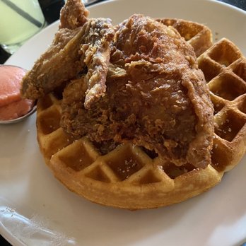 Melba's Restaurant - Southern Fried (White)Chicken & Eggnog Waffles - Southern Near Me - New York, New York Melba's Restaurant - Southern Fried (White)Chicken & Eggnog Waffles - Southern Near Me - New York, New York