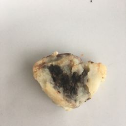 Rotten potato from potato salad Rotten potato from potato salad