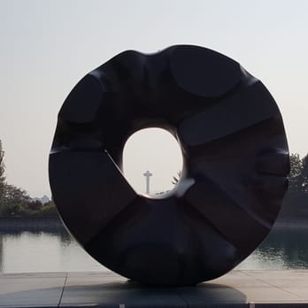 Volunteer Park - "Black Sun" sculpture - Parks Near Me - Seattle, Washington