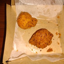 Arthur Treacher's Fish & Chips - Greasy hushpuppies the size of tennis balls