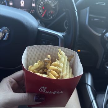 Chick-fil-A - greedy for a large size  upsetting - Fast Food Near Me - Roseville, California