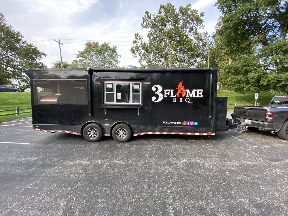 3 Flame BBQ Logo