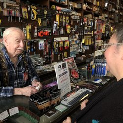 Turner D E & Co Hardware Store - Jack Moore has worked here 73 years