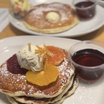 Bacon & Butter - Citrus poppyseed flapjacks - Breakfast & Brunch Near Me - Sacramento, California Bacon & Butter - Citrus poppyseed flapjacks - Breakfast & Brunch Near Me - Sacramento, California