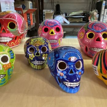 Amigo's Pottery - Sugar skulls. - Home Decor Near Me - Dallas, Texas