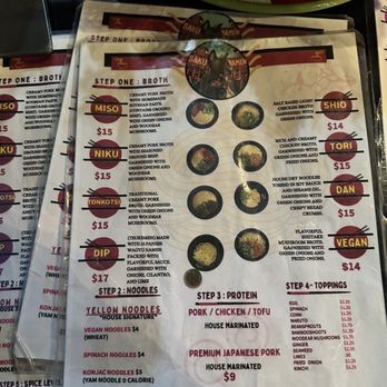 Saku Ramen - Ramen menu - Ramen Near Me - Riverside, California