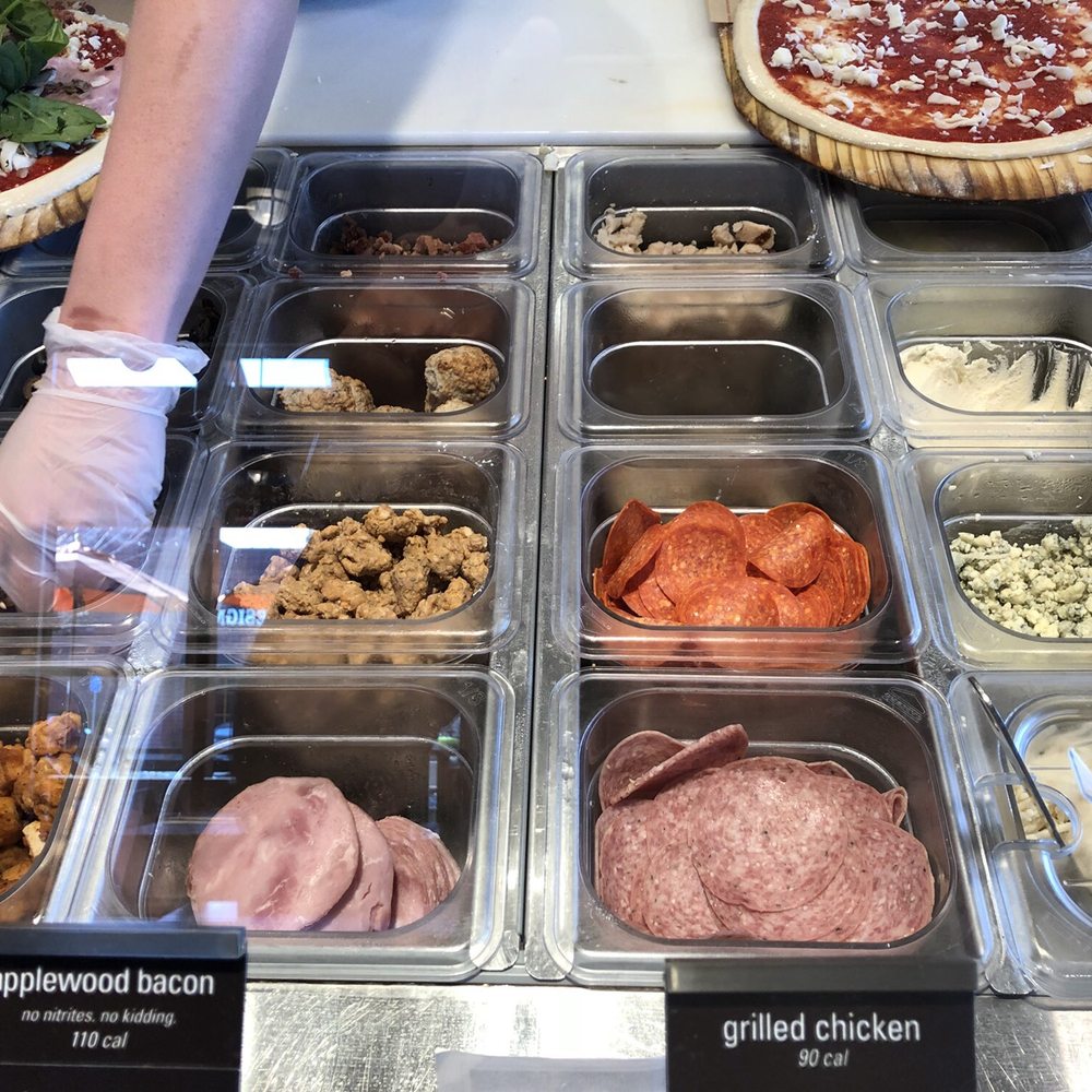 Blaze Pizza - Ingredients looking sharp! - Salad Near Me - Gold River, California Blaze Pizza - Ingredients looking sharp! - Salad Near Me - Gold River, California