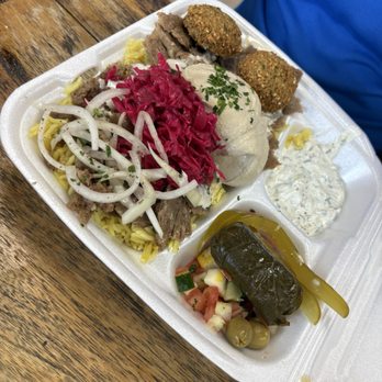 Taste of Jerusalem - Lamb platter - Mediterranean Near Me - Fairborn, Ohio Taste of Jerusalem - Lamb platter - Mediterranean Near Me - Fairborn, Ohio