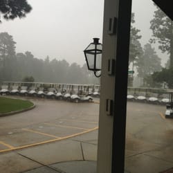 Timberton Golf Club - Afternoon showers are like clockwork.