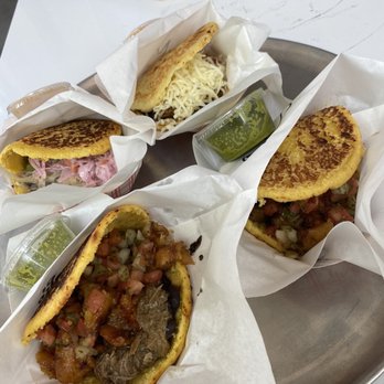 Guasaca - a plate with three sandwiches on it - Venezuelan Near Me - Durham, North Carolina