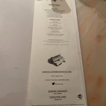 Glacier BrewHouse - Menu - American Near Me - Anchorage, Alaska