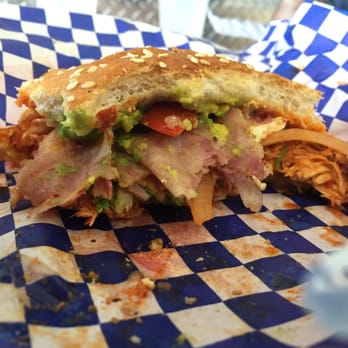 Cemitas Poblanas Don Adrian - Chicken and head cheese cemita - Mexican Near Me - Van Nuys, California