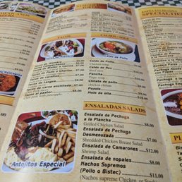 Part of menu