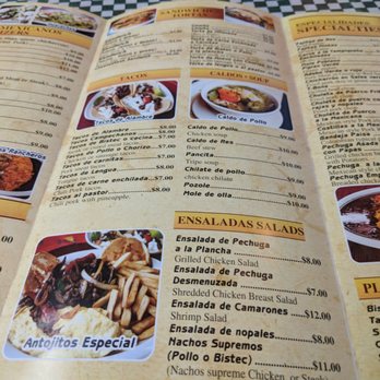 Antojitos Poblanos - Part of menu - Mexican Near Me - Paterson, New Jersey