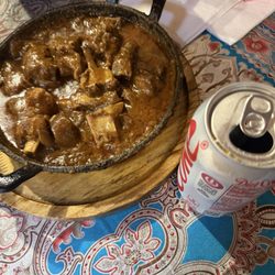 Large goat curry