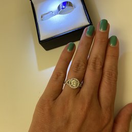 Was able to work off of a picture and a drawing to get our dream rings! Was able to work off of a picture and a drawing to get our dream rings!