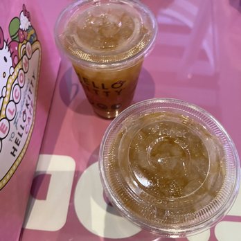 Hello Kitty Cafe - Mango tea / peach tea - Themed Cafes Near Me - Las Vegas, Nevada