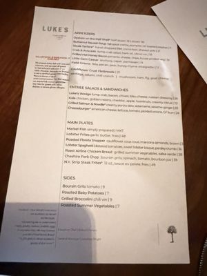 Menu photo 1 Luke's Kitchen and Bar Orlando, FL