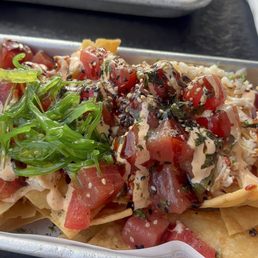 Poke nachos Poke nachos
