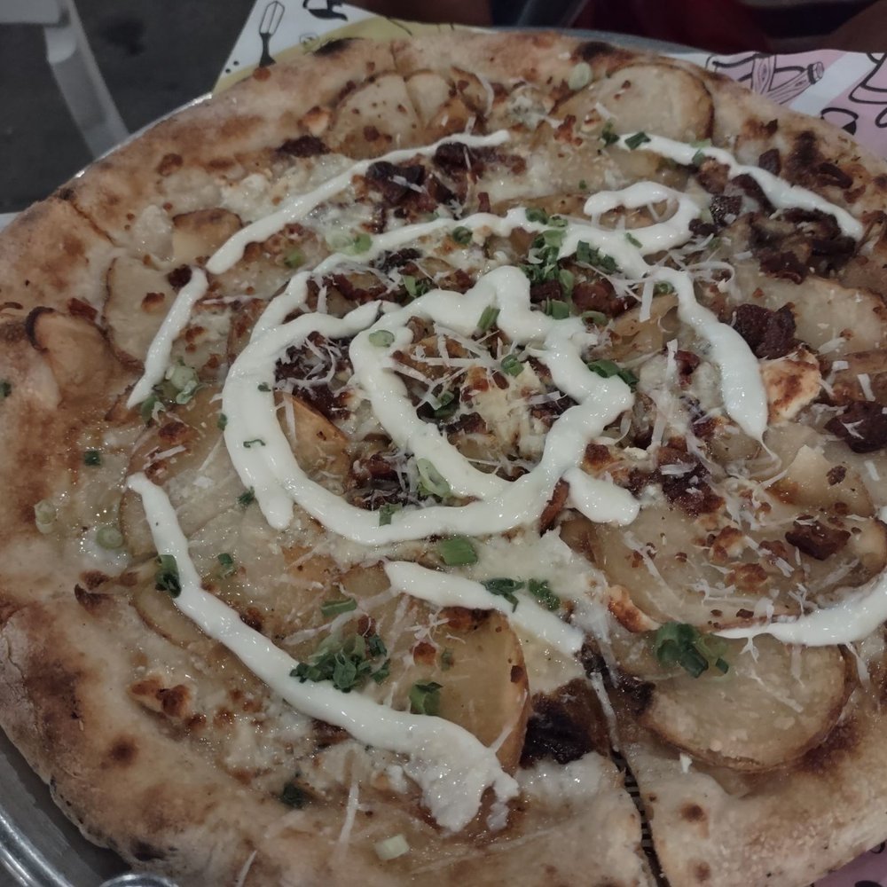 Pitfire Pizza - The crispy potato pizza, a unique but good choice. - Pizza Near Me - Culver City, California Pitfire Pizza - The crispy potato pizza, a unique but good choice. - Pizza Near Me - Culver City, California