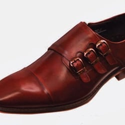 Upscale Men's Fashion - Steven Land  SLIP-ON / BUCKLE DETAIL HAND MADE LEATHER SHOES @ Upscale Men's Fashion