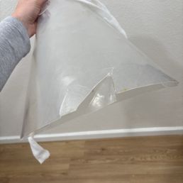 Broken cone from my dog being in their small kennel unsupervised. Broken cone from my dog being in their small kennel unsupervised.