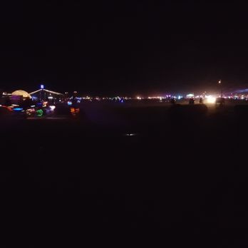 Burning Man - An attempt at showing the open playa at night, impossible to describe - Festivals Near Me