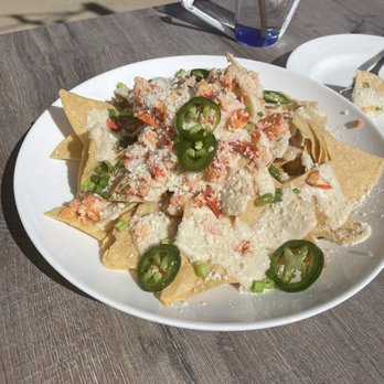 Chandler's Oceanfront Dining - Lobster Nachos - New American Near Me - Carlsbad, California Chandler's Oceanfront Dining - Lobster Nachos - New American Near Me - Carlsbad, California