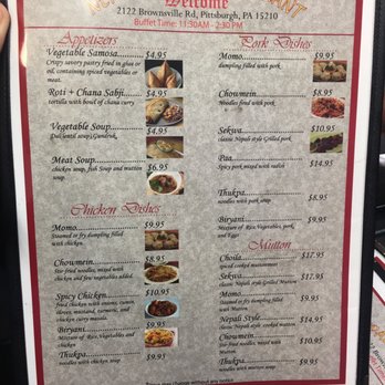 Nepali Asian Restaurant - the menu for the restaurant - Himalayan/Nepalese Near Me - Pittsburgh, Pennsylvania Nepali Asian Restaurant - the menu for the restaurant - Himalayan/Nepalese Near Me - Pittsburgh, Pennsylvania
