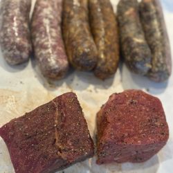 The Ventura Meat Company - Pre bbq! Sausage does shrink, cooked off fat but still moist!