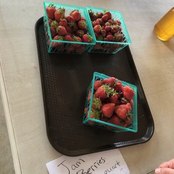 Mayneland Farm - Slim pickings at closing time on a Thurs, but good for jam making. - Farmers Market Near Me - Naperville, Illinois
