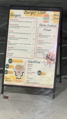 Menu photo 2 Burger Club San Jose, CA Menu photo 2 Burger Club San Jose, CA