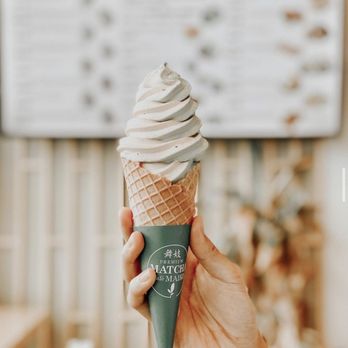 Matcha Cafe Maiko - Matcha and milk tea swirl - Ice Cream & Frozen Yogurt Near Me - Atlanta, Georgia