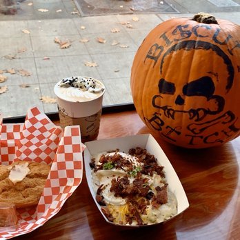 Biscuit Bitch - Cheesy Pork n' Bitch, buttery bitch and drink is beetlebitch - Breakfast & Brunch Near Me - Seattle, Washington Biscuit Bitch - Cheesy Pork n' Bitch, buttery bitch and drink is beetlebitch - Breakfast & Brunch Near Me - Seattle, Washington