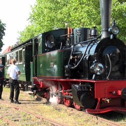 Deutscher Eisenbahn-Verein - Ankunft eines Zuges in Asendorf