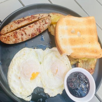 Sugar and Scribe - Chicken Sausage Gluten Free Bread, Kids 2 Eggs - Bakeries Near Me - La Jolla, California Sugar and Scribe - Chicken Sausage Gluten Free Bread, Kids 2 Eggs - Bakeries Near Me - La Jolla, California